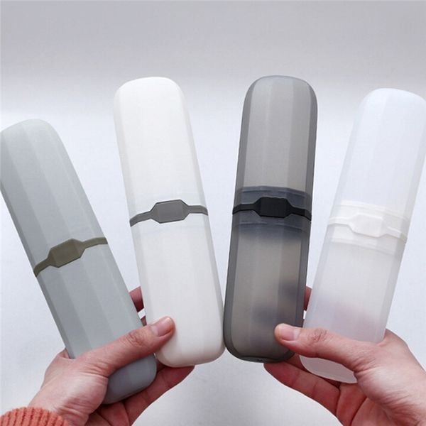 

portable toothbrush protect holder travel camping toothbrush storage box cover fashion portable travel essentials storage boxes bins