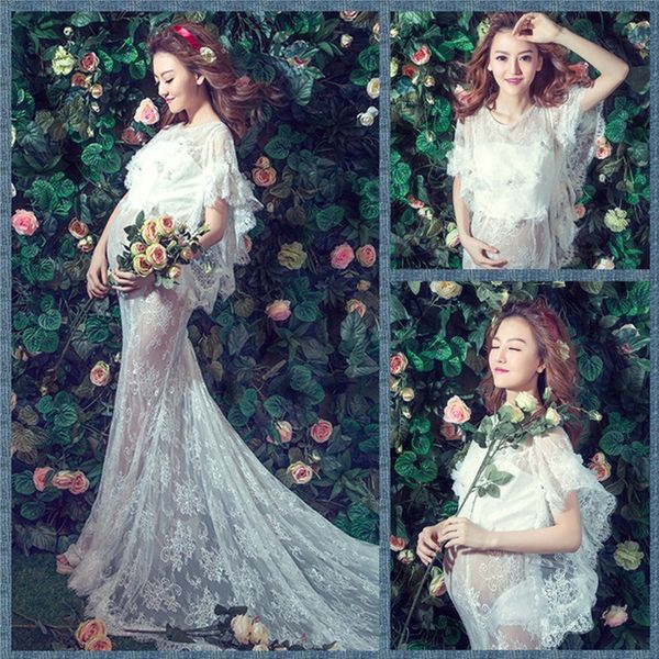 

cxx sku76562a studio pregnant women pgraphy clothing new korean version of pregnant women p shoot clothing mom, White