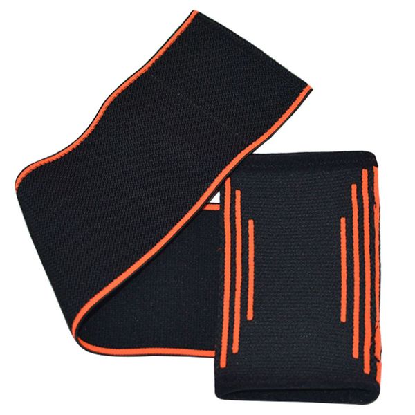 

nylon sports supplies protective elastic twist weightlifting ftness wrist guard bandage, Black;red