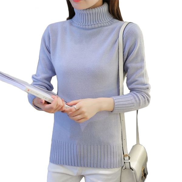 

водолазка дизайнер свитер новая осень зима женщины вязаные свитера пуловеры с длинным рукавом сплошной цвет тонкий эластичный свитер женщины, White;black