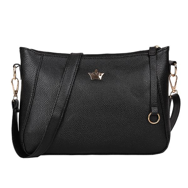 

fashion women girls zipper solid color shoulder bags messenger bag phone bag