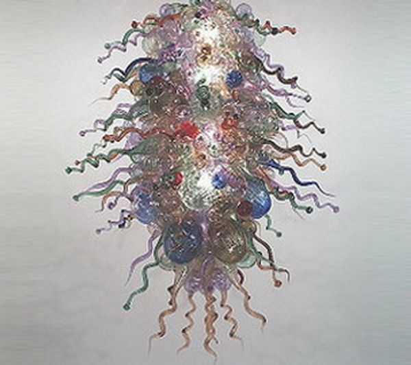 

murano glass pendant light big modern pretty nice 110v-240v chain hanging lamp for museum deco