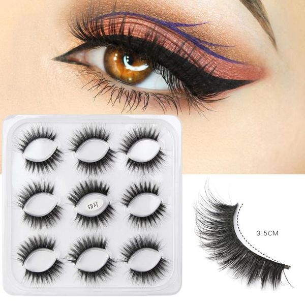 

maange 3d mink lashes magnetic eyelashes 9paire 3d false lashes fluffy strip eyelashes long natural party makeup d324
