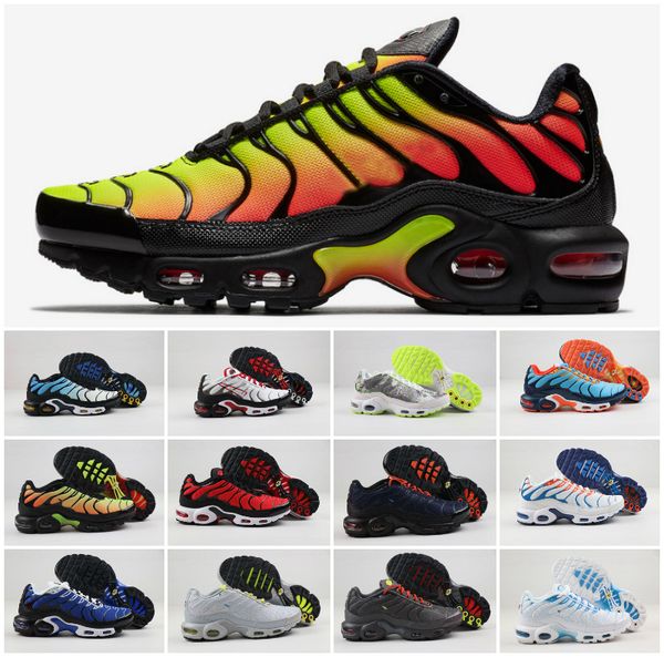 

designer 2020 air tn plus running shoes original plus tn mens sneakers be true triple white black chaussures tns gs trainers