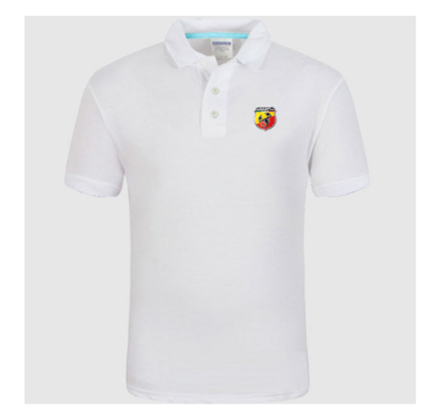 

new 5 colours abarth logo polo shirt men summer short sleeve polo shirt cotton spring casual men's polos sr