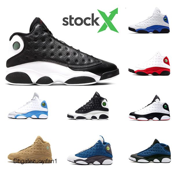 

top new stock x jumpman 13 13s баскетбол обувь атмосфера серый шапочке и мантии черный остров зеленый кармело 11s бред concord дизайнер крос