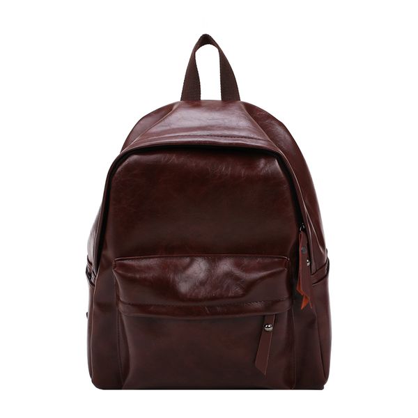 

2019 both men and women leather backpacks school bags for teenagers boys college bookbag lapbackpacks travel bags