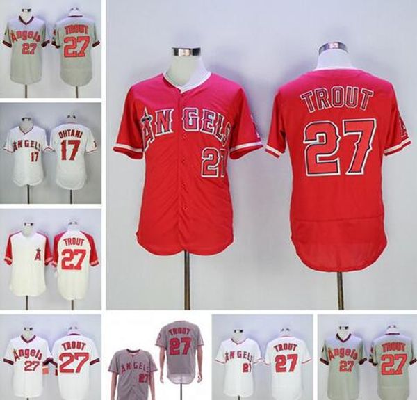 mike trout red jersey