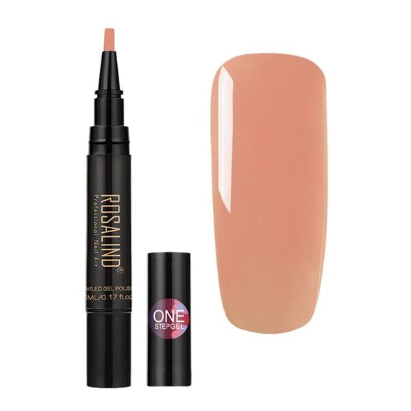 

the 3 in 1 gel nail polish pen one-step glitter gel, Red;pink