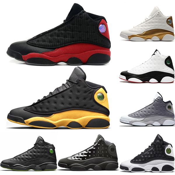 

Top 13 13s Men Basketball Shoes Cap And Gown Bred Class of 2003 Atmosphere Grey Trainer Sport Designer Athletics Sneakers Size 41-47