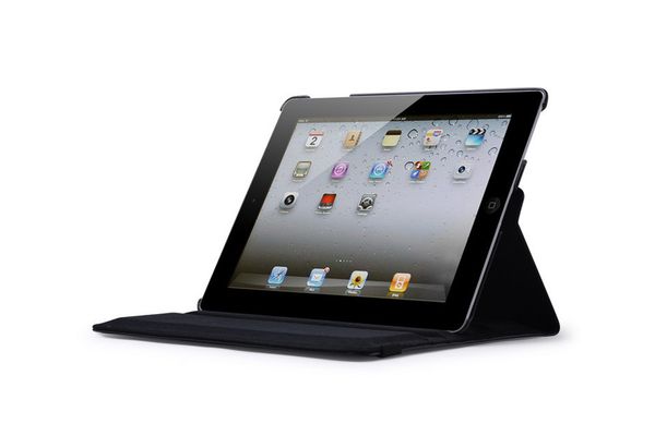 

360 degree rotating lichee pu leather case stand cover for apple ipad 2 3 4 air 2 mini 1 2 3 4 pro 2018 in stock