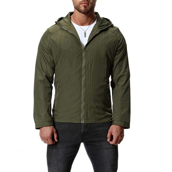 

stand collar jacket spring solid color outdoor sports fitness long sleeve coats male clothing mens designer zipper, Black;brown