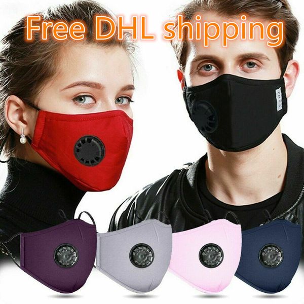 

маска для лица anti-dust с ушной дыхательный клапан регулируемый многоразовый mouth маски мягкие дышащие анти пыли защитные маски свободный