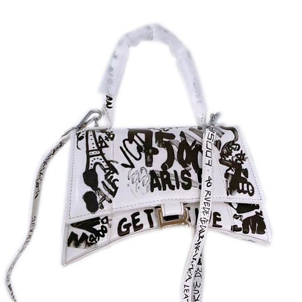 

ladies handbag purse leather personality shoulder bag fashion high-end quality with large letter volume, with box