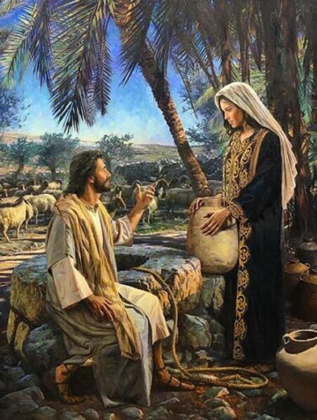 

nathan greene woman at the well home decor handpainted &hd print oil painting on canvas wall art canvas pictures 200227