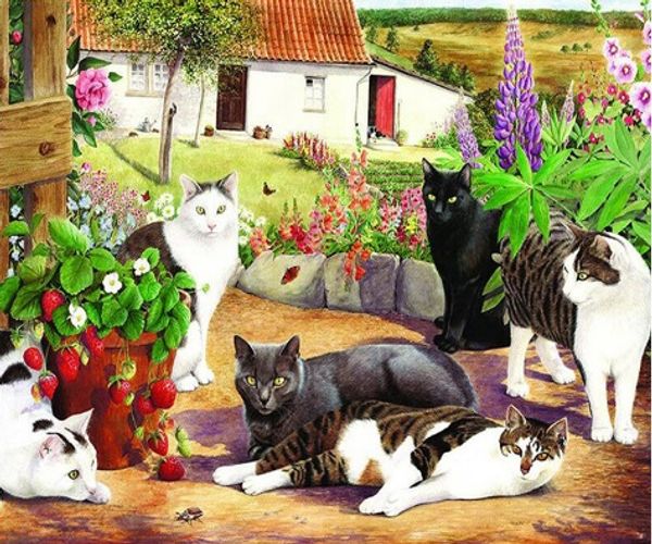 

Full Square/Round Drill 5D DIY Diamond Painting "cat" Embroidery Cross Stitch Mosaic Home Decor Art Experience toys Gift A0663