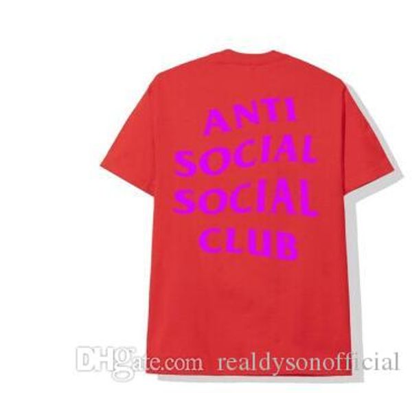 2019 Original Assc Mens Womens Red Round Neck Short Sleeve T Shirt