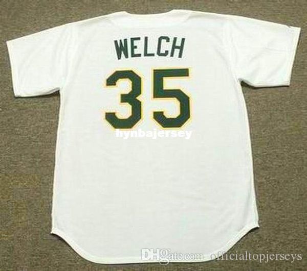 

custom bob welch oakland stitched 1989 majestic vintage home baseball jersey retro mens jerseys running, Black;blue