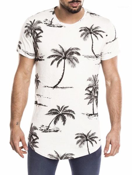 

t shirts summer casual short sleeve shirt cotton slim tees crew neck t shirts floral mens designer, White;black