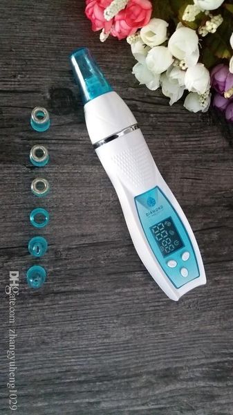 

homeuse алмаз микродермабразия вакуумная чистка уход за кожей лица машина пилинг кожи угрей remover с подарочной сумкой, Black;white