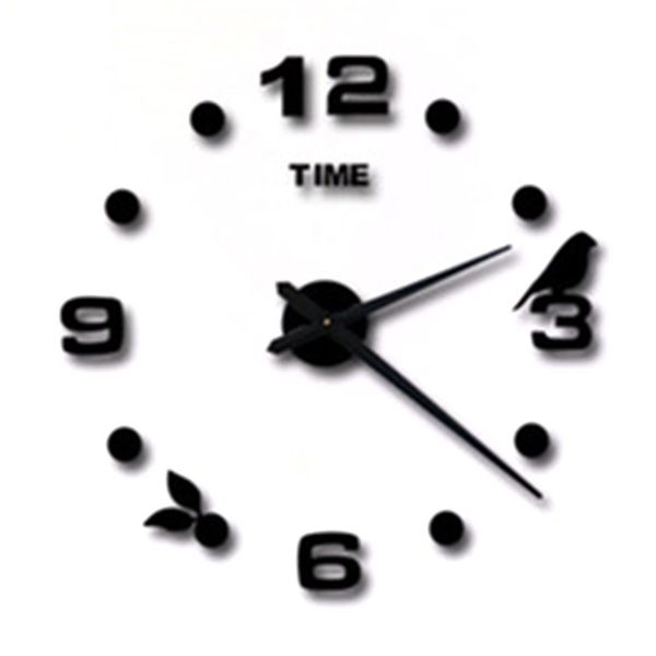 

diy large size 1 meter nordic bird digital clock