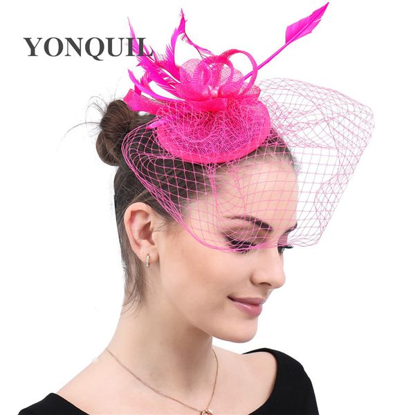 

church cocktail for women hair accessories bridal veils fascinator hair clips ladies headwear hairpin party feather headpiece