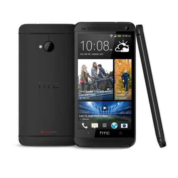 Original Recuperado HTC M7 QuadCore 4,7 polegadas 2GB de RAM 16GB Rom Android 4.1 telefone 3G WCDMA telefone caixa selada Opcional