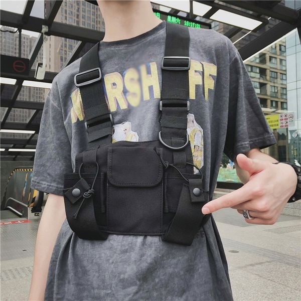 

handsome style waist bag trend multi-function waterproof oxford chest bag vest bolso hombre marca famosa 2019