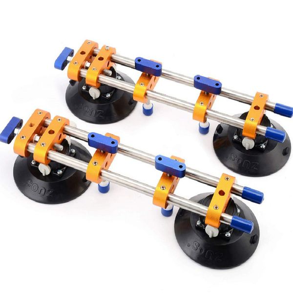 

2pcs/lot seamless stone seam setter manual rubber vacuum leveling setter for joint with 6&quot suction cups