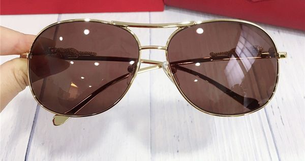 

vintage pilot sunglasses metal gold brown shaded glasses mens brand designer sunglasses eyewear shades new with box, White;black
