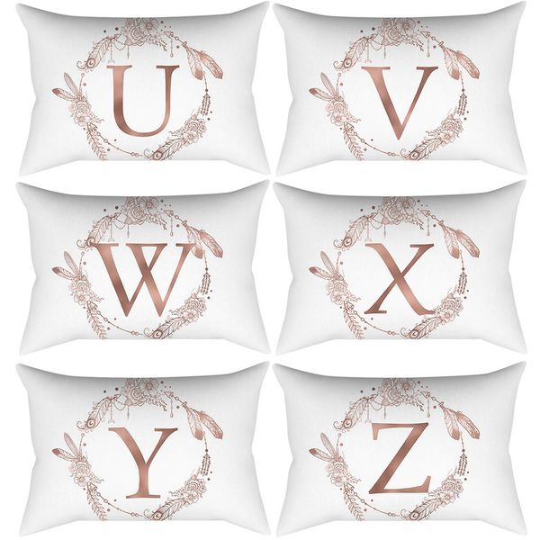 

hsu decorative cushions for sofa 30x50 cm kinder zimmer dekoration brief kissen englisch alphabet pillowcases coussin decoratif