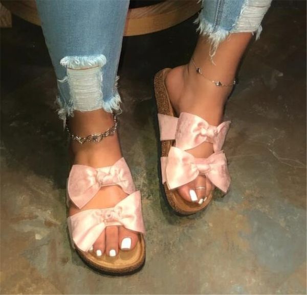 

new summer sandals women 2020 shoes woman sandals fashion slippers bowknot ph-cfy20051532, Black