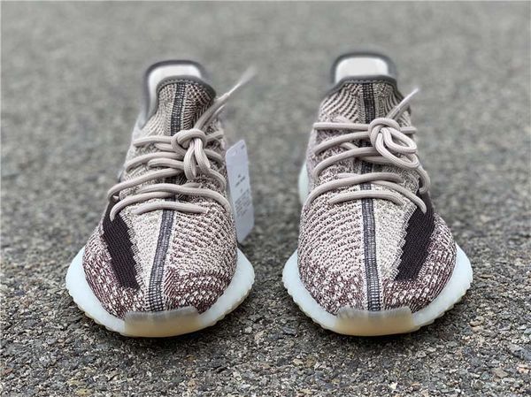 

верхнее качество аутентичные v2 zyon исрафил азриэл man кроссовки kanye west 3m reflective женщины мужчины дизайнерская обувь fz1267 с ориги