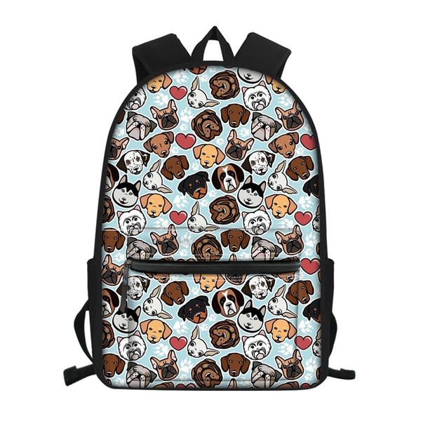 

whereisart puppy dog backpack for girls boys students satchel school bag children's orthopedic backpacks mochila infantil