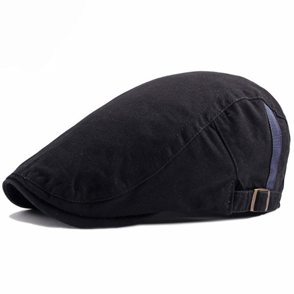 

ht1579 2018 new fashion men women beret caps solid plain newsboy flat cap hats for men korea style ivy duckbill sun hats berets, Blue;gray