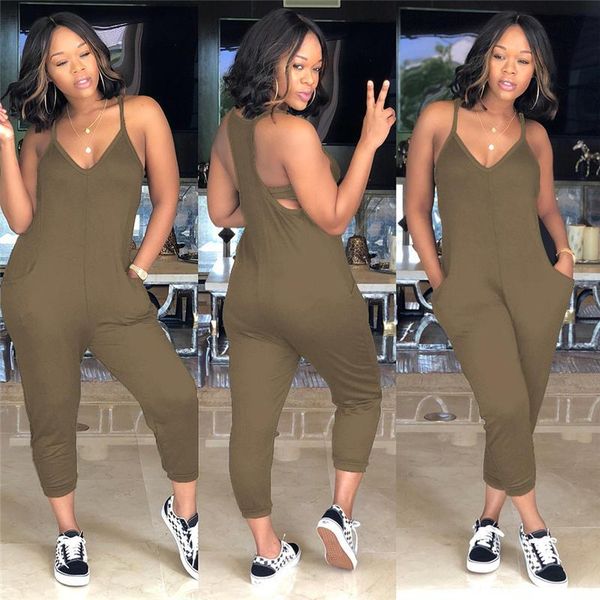

summer sashes skinny womens jumpsuits colorful mid waist bodysuit casual ins style female clothing, Black;white