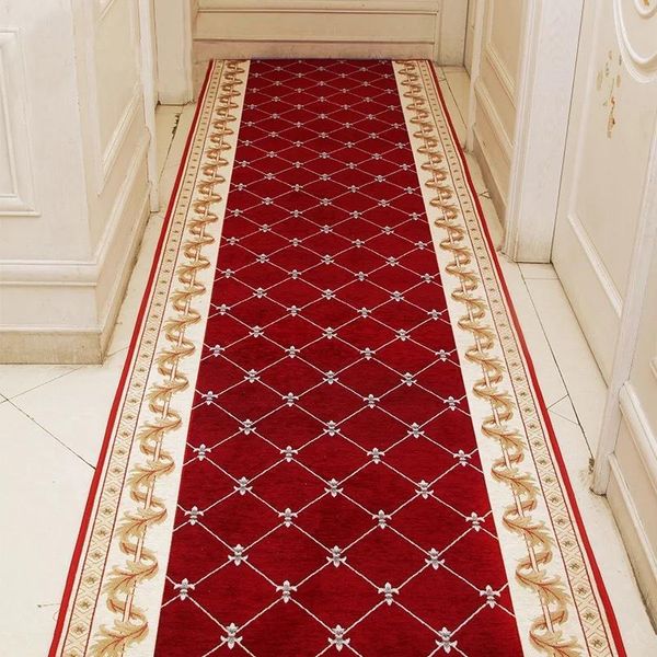 

long hallway rug and carpet for corridor living room staircase non-slip red carpet l home mall entrance hall channel doormat