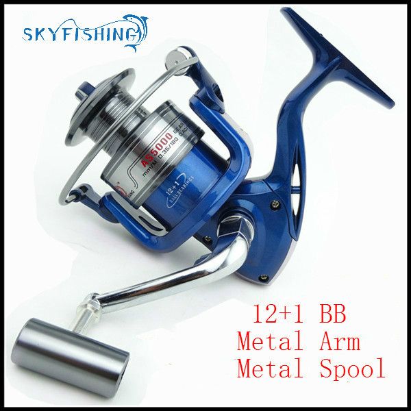 

super allblue technology fishing reel 12bb + 1 bearing balls 1000-7000 series abjf spinning reel boat rock fishing wheel