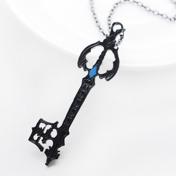 

necklace men jewelry game kingdom hearts oblivion blade charms necklaces figure cosplay women key pendant necklace, Silver