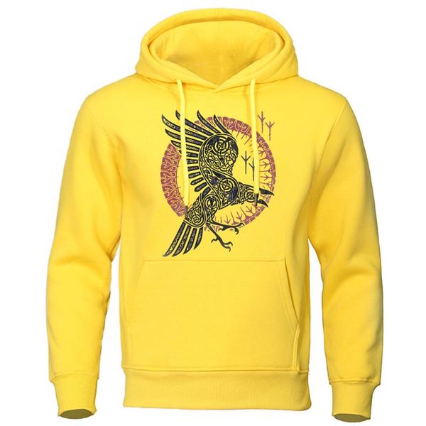 

2020 winter autumn hoodie fleece warm casual streetwear ragnar's men pullover hip hop mens hooded sweatshirt, Black