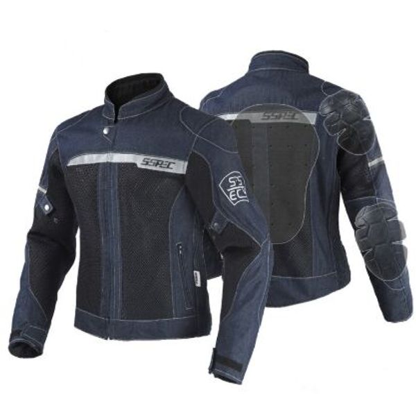 

motorcycle anti-wrestling offroad car mesh denim biker jersey jacket
