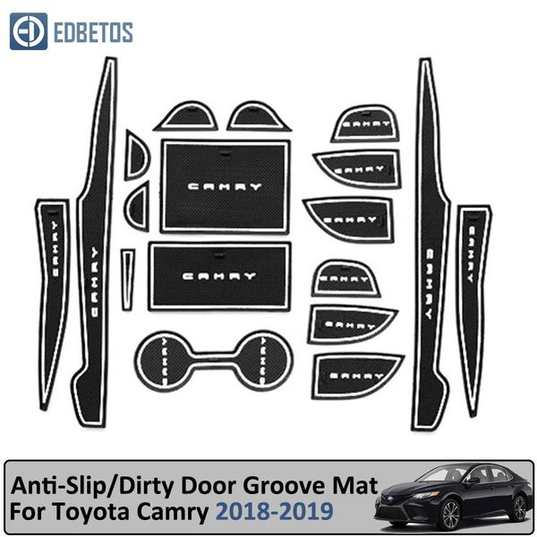 

anti-slip mat for camry 2018 2019 2020 se xsl xse xv70 70 daihatsu altis gate slot coaster anti-dirty door groove mat