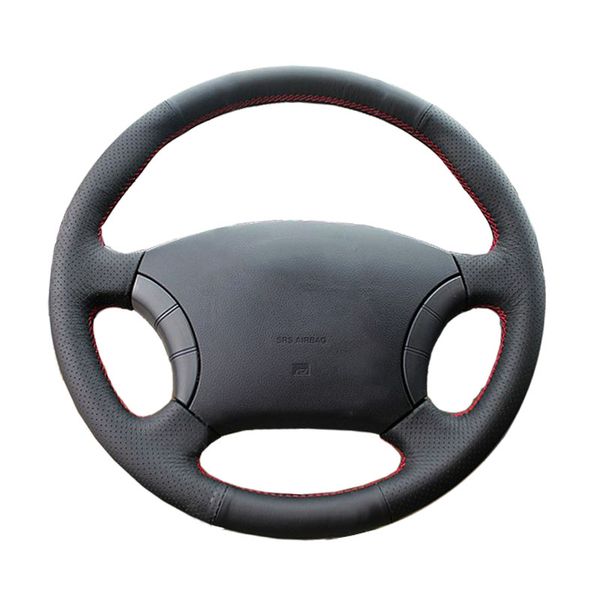 

diy genuine leather car steering wheel cover for great wall haval hover h3 h5 wingle 3 wingle 5 / protect steering-wheel