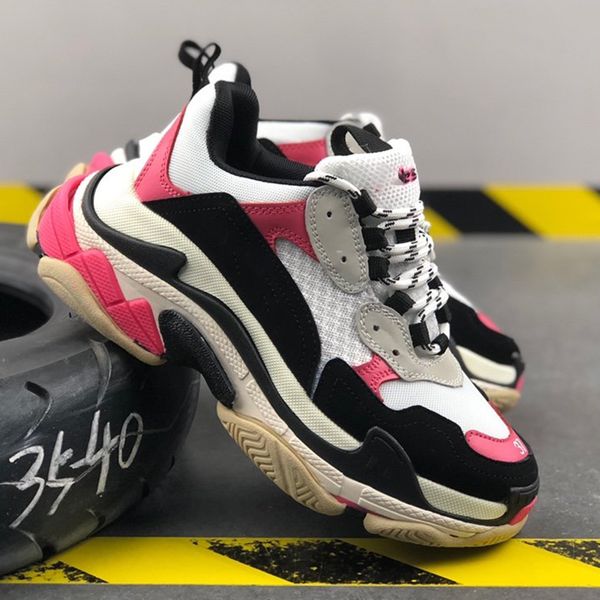 

high grade multi luxury triple s designer grey utility black shoes women runner shoe designer shoes women sports casual shoe 35-40