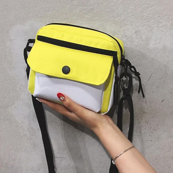 

ocardian small bag women shoulder canvas handbags fashion ladies retro solid patchwork messenger bag for women 2020 handbag