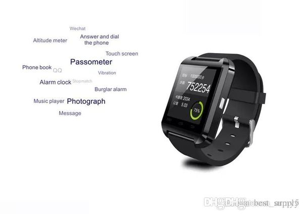 

u8 smart watch mtk chip 6260/6261a 230mah/160mah android bluetooth smart watch u8