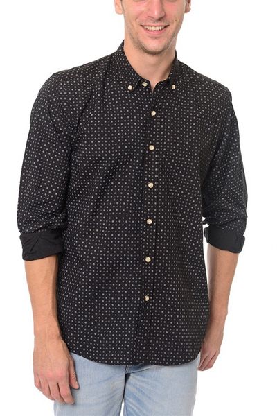 

g592 dewberry shirt -black, White;black