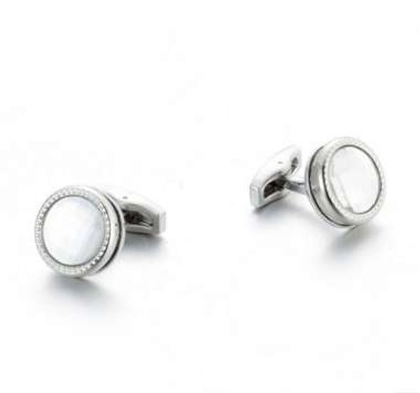 

men women fashion cufflinks office jewelry cuff buttons for men gemelos drop shipping, Silver