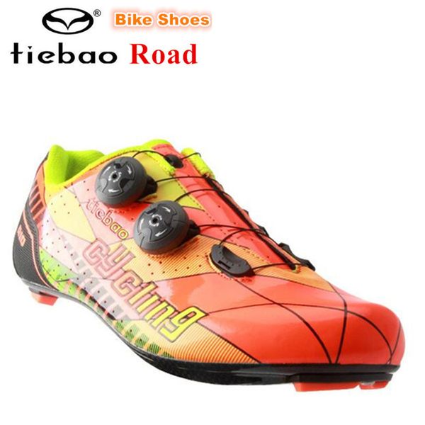 

tiebao carbon fiber road cycling shoes men sneakers women breathable zapatillas deportivas mujer sapatilha ciclismo bike shoes, Black