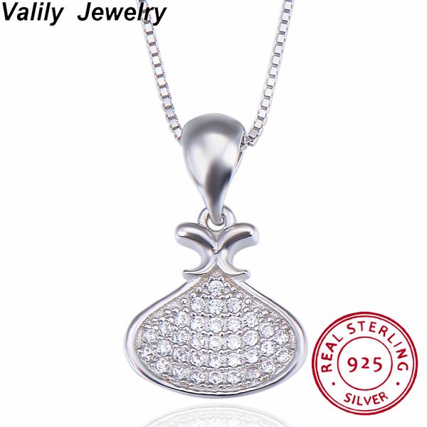 

valily women s925 sterling silver leaf necklaces paved small clear zircon fashion box chain pendant necklaces for women jewelry